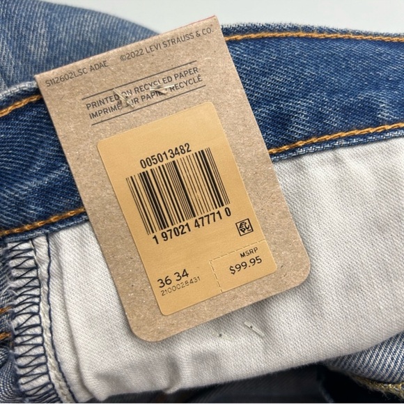 NWT Levi’s 501 Original Fit Jeans - Picture 12 of 15